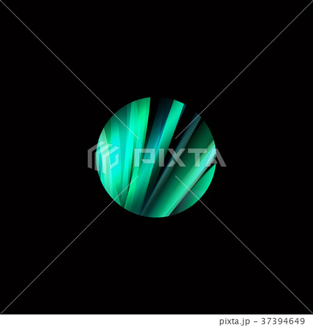 Colorful circle abstract colorful structure logo 37394649