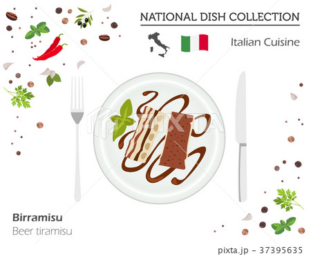 Italian Cuisine. European national dish collection 37395635