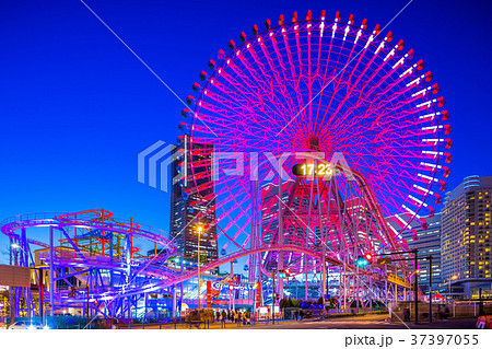 神奈川 横浜みなとみらいの夜景 神奈川 横浜みなとみらいの夜景 37397055