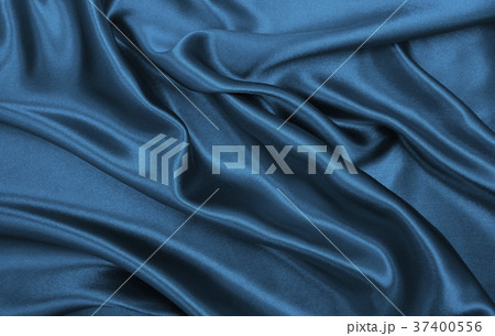 Smooth elegant blue silk or satin luxury cloth Smooth elegant blue silk or satin luxury cloth 37400556