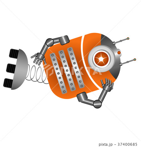 Resting cute robot Resting cute robot 37400685