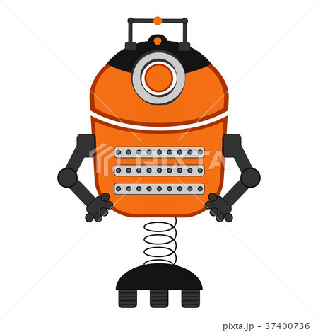 Isolated cute robot 37400736