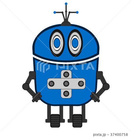 Isolated cute robot 37400758