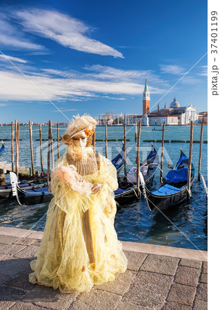 Famous Carnival in Venice, Italy 37401199