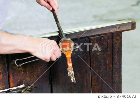Glass furnace view,Venice,Italy Glass furnace view,Venice,Italy 37401672