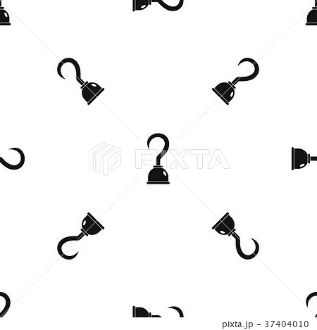 Hook pattern seamless black Hook pattern seamless black 37404010
