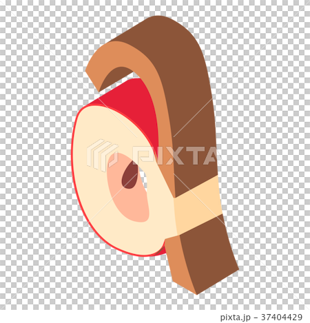 Letter apples icon, isometric 3d style Letter apples icon, isometric 3d style 37404429