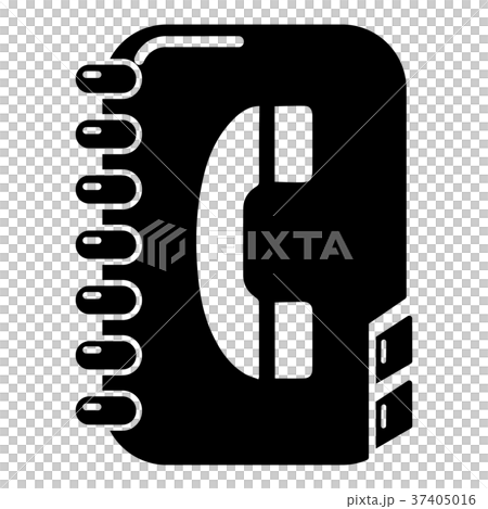 Phone book icon, simple black style Phone book icon, simple black style 37405016