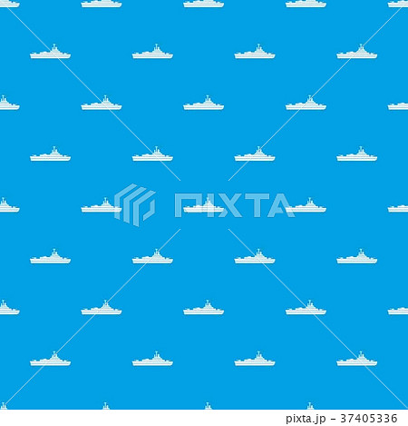 Warship pattern seamless blue 37405336