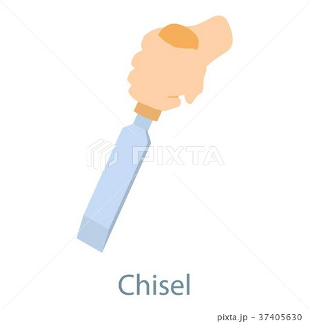 Chisel icon, isometric 3d style Chisel icon, isometric 3d style 37405630