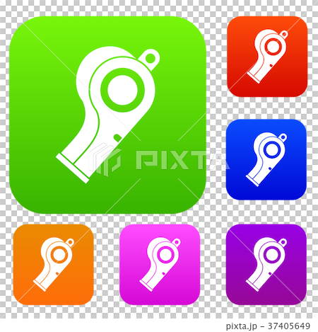 Sport whistle set color collection Sport whistle set color collection 37405649