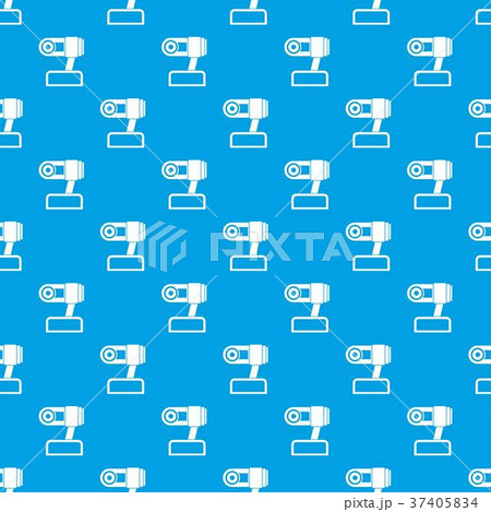 Webcam pattern seamless blue 37405834