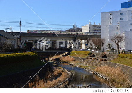 湯殿川の晩秋は　八王子市 37406433