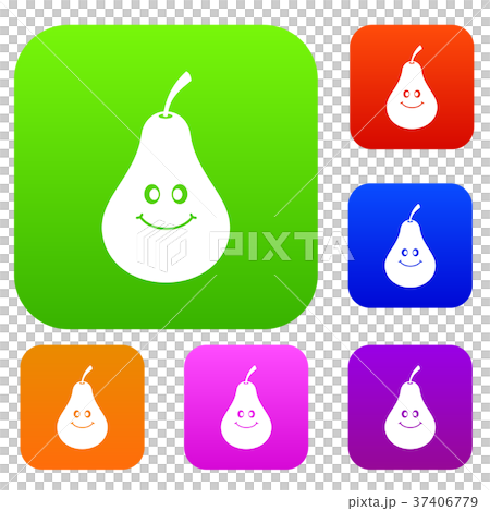 Smiling pear set color collection 37406779
