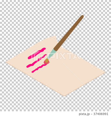Write letter icon, isometric 3d style Write letter icon, isometric 3d style 37406991
