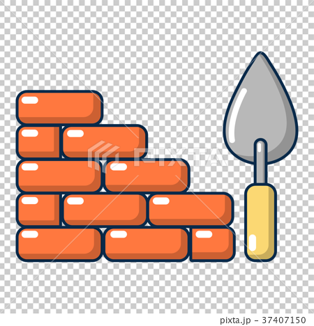 Brick wall icon, cartoon style - Stock Illustration [37407150] - PIXTA