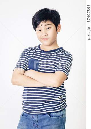 Portrait of asian cute boy with smile face, Portrait of asian cute boy with smile face, 37407393