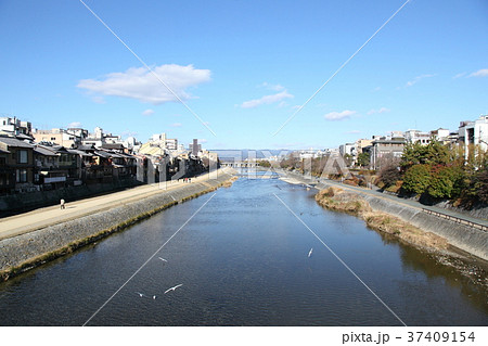 四条大橋から見た鴨川 37409154