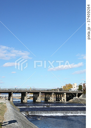 三条大橋と鴨川 三条大橋と鴨川 37409264