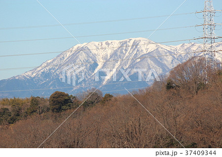 伊坂ダムから見た鈴鹿山脈 37409344