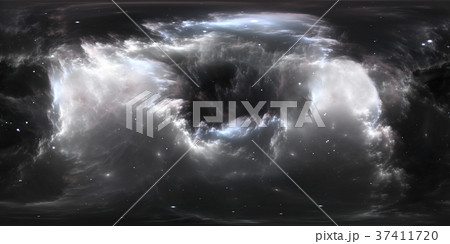 Space background with nebula and stars. 360 HDRI 37411720