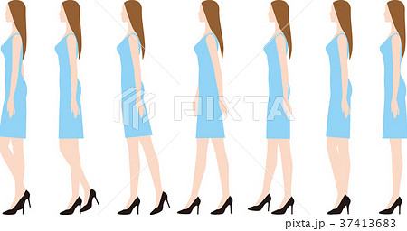 ハイヒールを履いた女性 ハイヒールを履いた女性 37413683