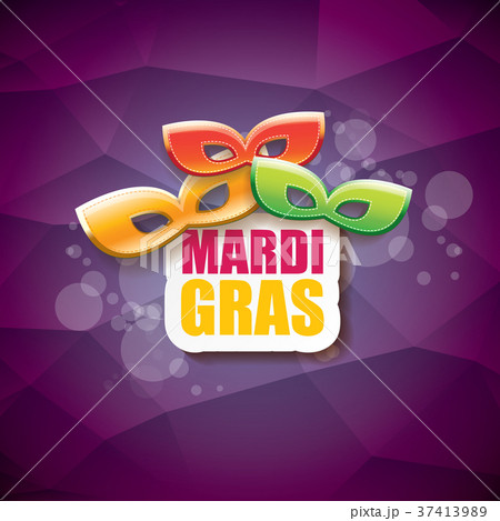 vector new orleans mardi gras vector violet 37413989