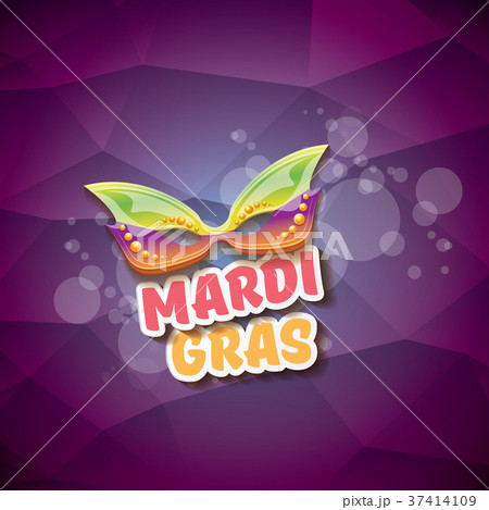 vector new orleans mardi gras vector violet 37414109