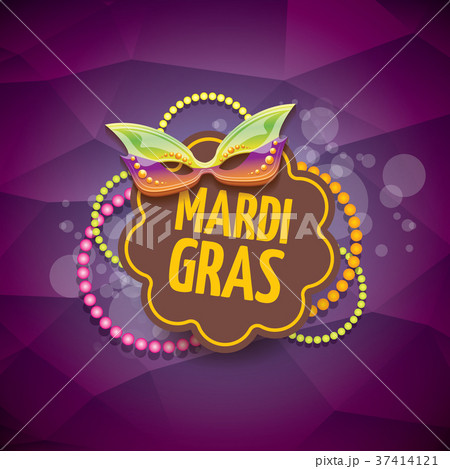 vector new orleans mardi gras vector violet 37414121