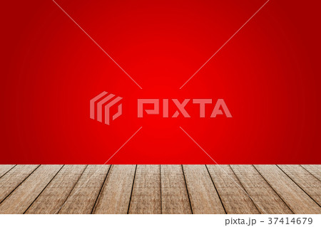 Wood table with red color. Wood table with red color. 37414679