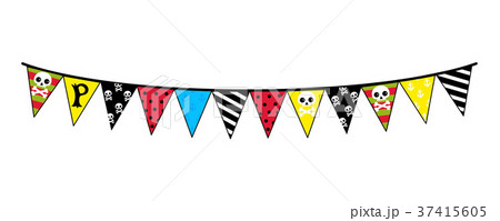 Pirate party decoration vector icon 37415605
