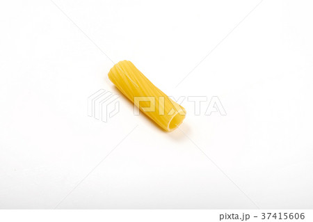 Rigatoni italian pasta isolated on white Rigatoni italian pasta isolated on white 37415606