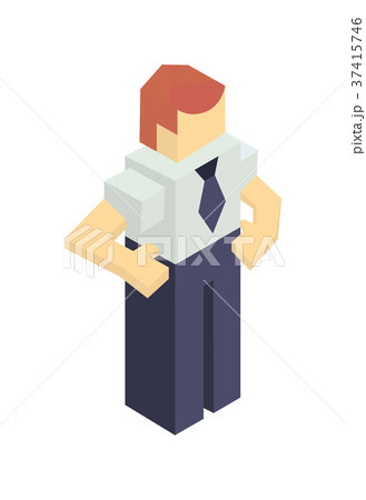 Warehouse manager isometric vector icon Warehouse manager isometric vector icon 37415746