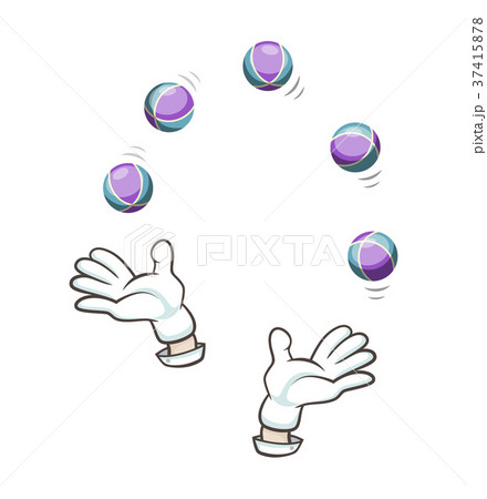 Balls For Juggling Isolated Vector Iconのイラスト素材