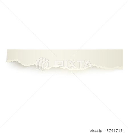 Realistic vector piece, eibbon of torn-off paper Realistic vector piece, eibbon of torn-off paper 37417154