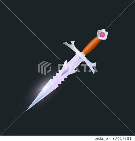 Magic sabre isolated game element 37417581