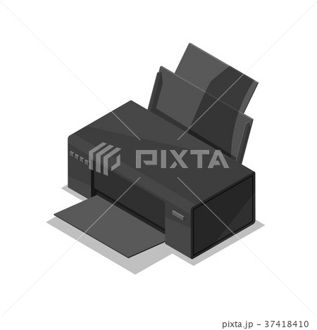 Laser printer isometric 3D icon 37418410