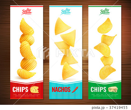 Salty Chips Vertical Banners 37419455