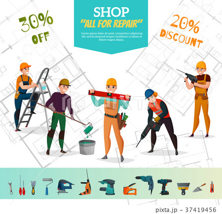 Construction Workers Poster 37419456