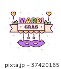 Mardi Gras. Vector illustration. 37420165