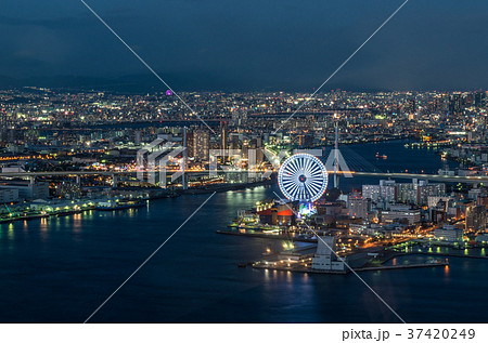 大阪府庁咲洲庁舎からの夜景 大阪府庁咲洲庁舎からの夜景 37420249