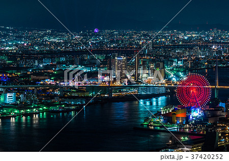 大阪府庁咲洲庁舎からの夜景 37420252
