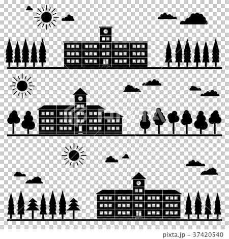 City 004 School Stock Illustration