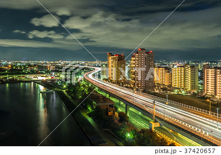 泉大津PAからの夜景 37420657
