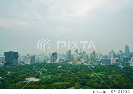 Lumphini Park and the surroundings in Bangkok 37421550