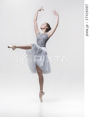 Young classical dancer isolated on white Young classical dancer isolated on white 37426087