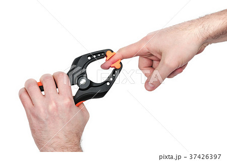Clamp grabbed the finger Clamp grabbed the finger 37426397