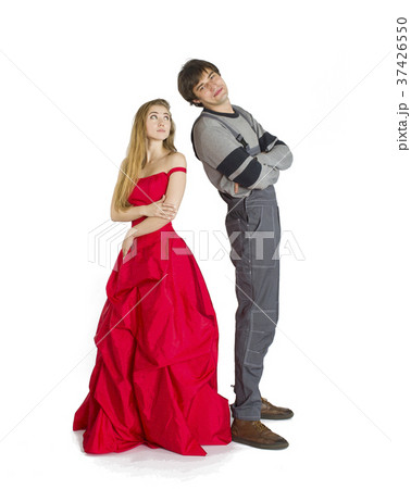 Concept of mesalliance and unequal match. Concept of mesalliance and unequal match. 37426550