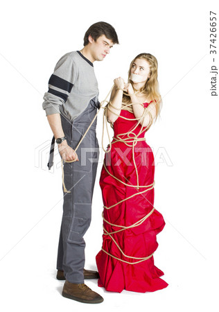 Concept of mesalliance and unequal match. Concept of mesalliance and unequal match. 37426657
