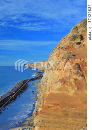 晴天下の屏風ヶ浦 37426886